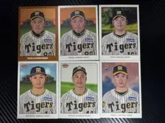 Topps 206 阪神タイガース 6枚セット 岡田監督 森下翔太RC含む
