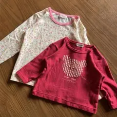 長袖カットソー2枚セット