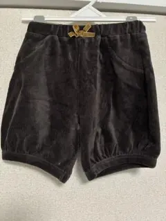 コーデュロイ ハーフパンツ 120cm ダークブラウン