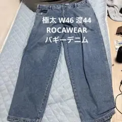 USA古着 rocawear デニムパンツ B系 ワイド baggy Y2K USA古着 ROCA WEAR BAGGY Y2K B系 ワイドデニムパンツ - メルカリ