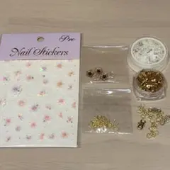 和柄 ネイルパーツ 卒業式 成人式 金粉 日本