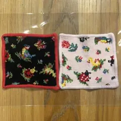 FEILER フェイラー　ハイジプティ　花柄　ハンカチ　2枚セット