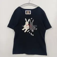 ピンクハウス/ヴィンテージ/ウサギ×トランプカード×リボン/日本製/SIZE Lのサムネイル