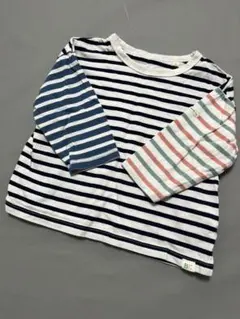 BEAMS mini ビームスミニ ロンt ボーダー 長袖 カットソー 90