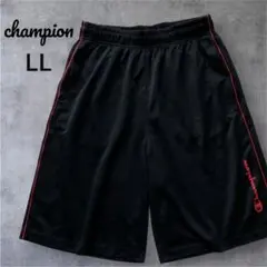 Champion チャンピオン ハーフパンツ バスパン O/LLブラック×レッド