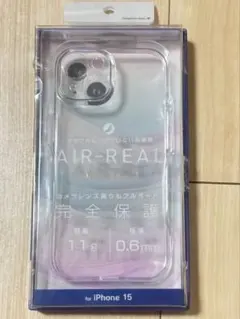 AIR-REAL iPhone 15 クリアケース