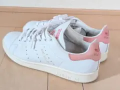 アディダス スタンスミス スニーカー 24.5cm ホワイト ピンクのサムネイル