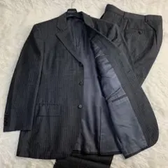 【美品】Polo by RalphLauren スーツセットアップ ストライプ柄