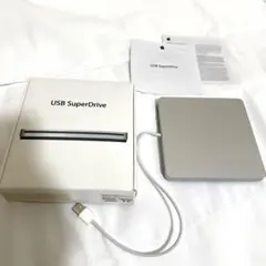 Apple純正 USB SuperDrive 外付け ドライブ A1379箱付きのサムネイル
