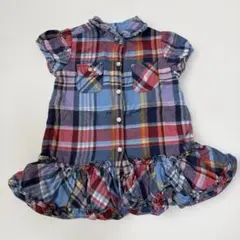 Ralph Lauren チェック柄 ワンピース 80