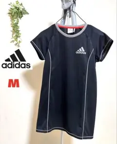 【adidas】【Mサイズ】【美品】アディダス　レディース　半袖Tシャツスポーツ