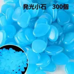 光る石 室内外 魚 タンク装飾用 300個 光る石 庭 造園ギフト ライトブルー