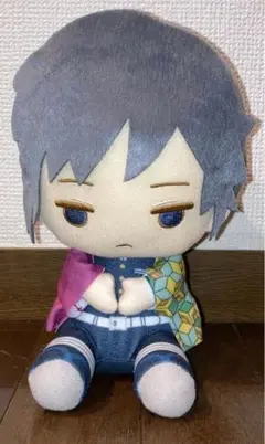 鬼滅の刃　富岡義勇　でっかいぽふっとぬいぐるみ