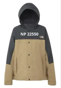 THE NORTH FACE マウンテンパーカー Lサイズ ベージュ/ネイビー