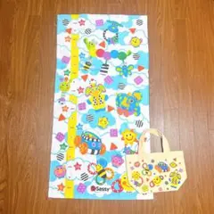 【2点セット】Sassy バスタオル、トートバッグ