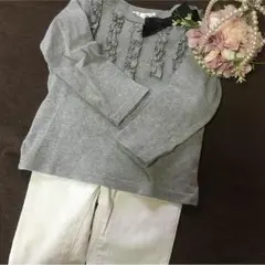 4歳  トレーナー&skinny セット