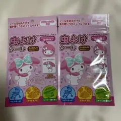 MY MELODY 虫除けシール 24枚入り 2セット　マイメロ　虫よけシール