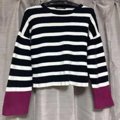 Stradivarius レディース トップス ボーダーニットのサムネイル