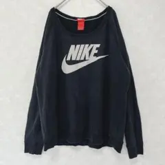 NIKE ナイキ スウェット トレーナー 長袖 レディース XL 黒 ビンテージのサムネイル