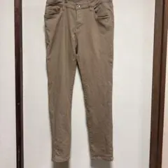 メンズ ストレッチチノパン ベージュ スリムフィットのサムネイル