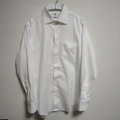 UNIQLOスーパーノンアイロンシャツスリムフィット長袖セミワイドカラーM③
