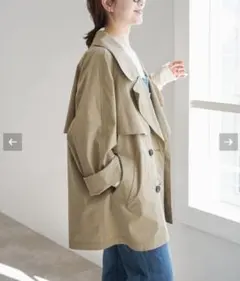 Spick and Span C/Pミドル丈トレンチコート　ベージュA 38