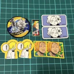 ヒロアカ 上鳴 原画展 フレークシール バースデイ缶バッジステッカー