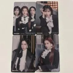 MISAMO PLAY タワレコ 特典 クリアトレカ コンプ ミナ サナ モモ