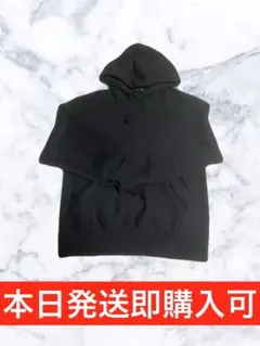 【本日発送、即購入可】　GU パーカー　黒　ブラック　L サイズ　フーディ