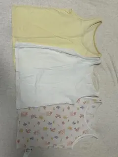 ユニクロ　110メッシュタンクトップ3枚セット