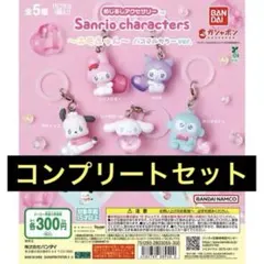 サンリオ　ガチャ　めじるしアクセサリー　 エモきゅん　コンプリートセット