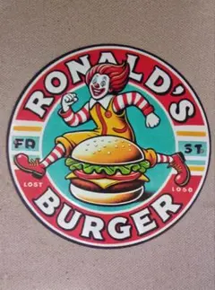 Ronald's Burger 　ブリキ看板のサムネイル