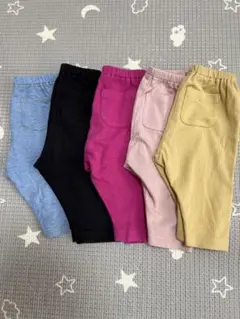 リラックスフィット　レギンス　ユニクロ　　7部丈　90 保育園着