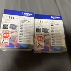brother純正インク2個入りを2箱　LC111BK-2PKのサムネイル