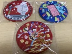ディズニー刺繍缶バッジ ３点セット　未使用品