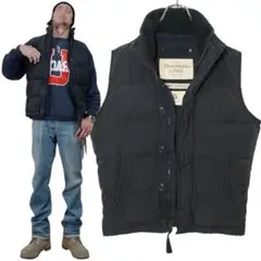 2025年最新】Abercrombie&Fitch メンズ ダウンベスト