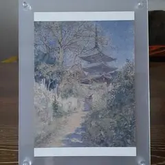 久米桂一郎、寒林枯葉、希少画集画、新品額装付、状態良好 久米桂一郎、寒林枯葉、希少画集画、新品額装付、状態良好 過去