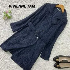 VIVIENNE TAM ヴィヴィアンタム ジャガード トレンチコートのサムネイル