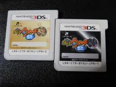 ＠★３ＤＳ★妖怪ウォッチ２ 本家＋元祖（共にウォッチランクＳ）☆送料込み☆