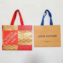 ルイヴィトン2022ホリデーショッパー クリスマス限定 紙袋 2枚セット