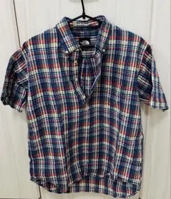 THE NORTH FACE 半袖チェックシャツ MEN'S M