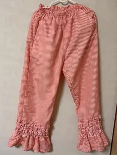 160ストライプ長ズボン