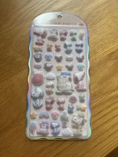 【正規品】スヌーピー コットンパフィーシール