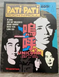 パチパチ ロックンロール 94年6月号 ユニコーン