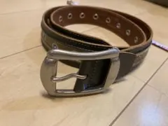 スタッズ付きカジュアルベルト 約100cm