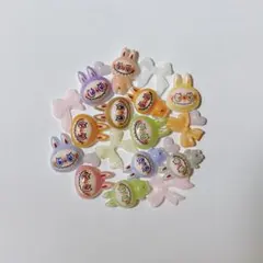 ラブブ ネイルパーツ セット ラブブ12個＋おまけ 15