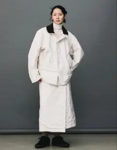 < ATON > NIDOM WEATHER WRAPPED SKIRTSのサムネイル