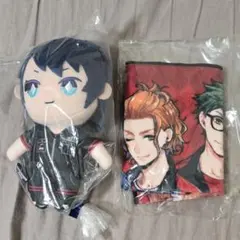 ツイステッドワンダーランド　デュース　ぬいぐるみマスコット&ミニタオル