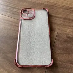 ピンク 透明 ソフトケース iPhone14用