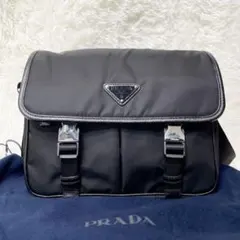 【現行品 未使用】プラダ Re-Nylon xサフィアーノ ショルダーバッグ